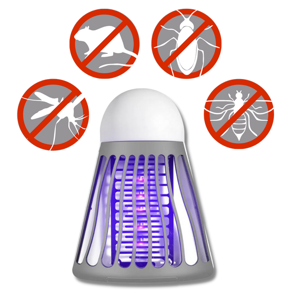 Ultrasonic Mosquito And Fly Zapper Light For Pest Free Living