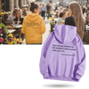 Oversized Motivational Hoodie For Women With Inspiring Message