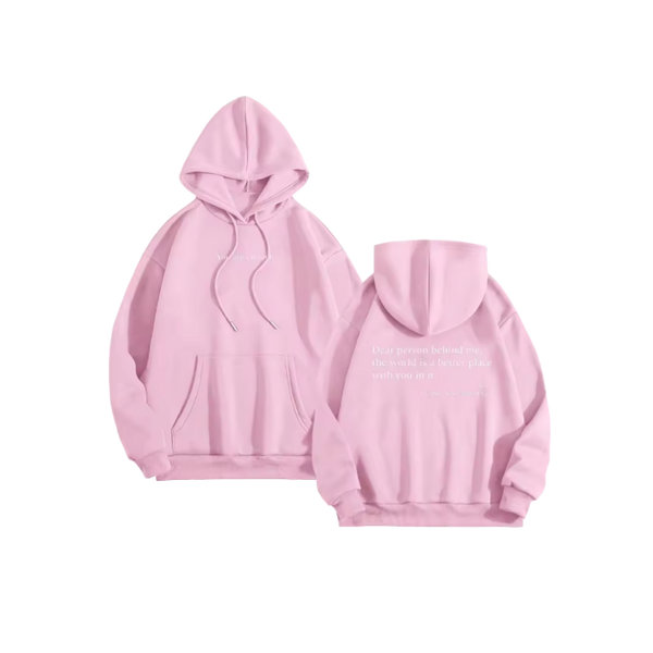 Oversized Motivational Hoodie For Women With Inspiring Message