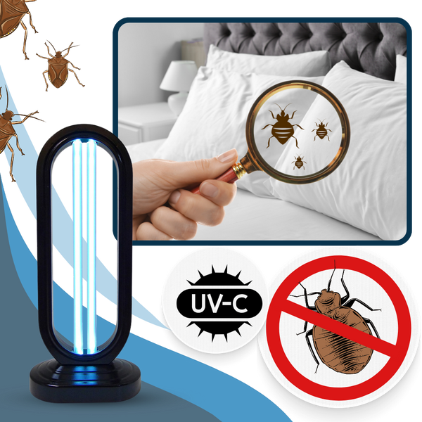 Multi Surface UV Disinfectant Bulb For Deep Bed Bug And Germ Elimination