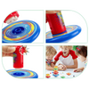 Educational Layered Spin Gyro Toy With One Push Launcher