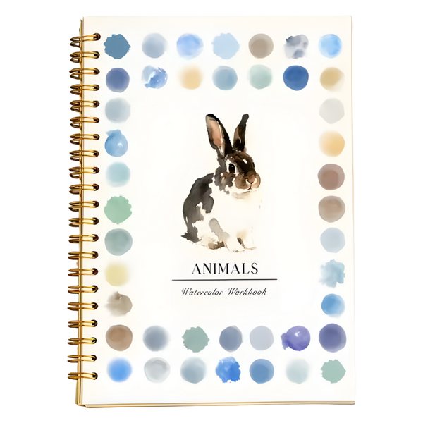 Festive Watercolor Book Set With Paints And Brushes For Stress Relief