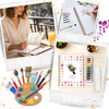 Festive Watercolor Book Set With Paints And Brushes For Stress Relief
