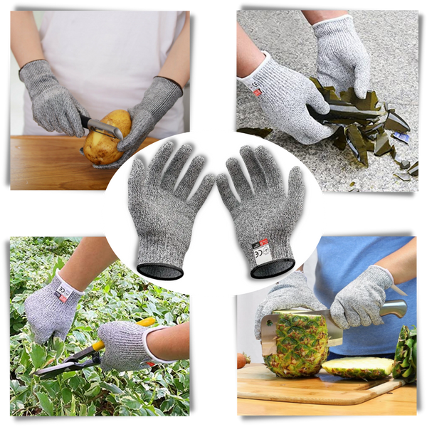 Cut-Resistant Gloves With Enhanced Grip For All-Purpose Tasks