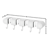 All Purpose Broom Holder With Secure Moisture Resistant Mount