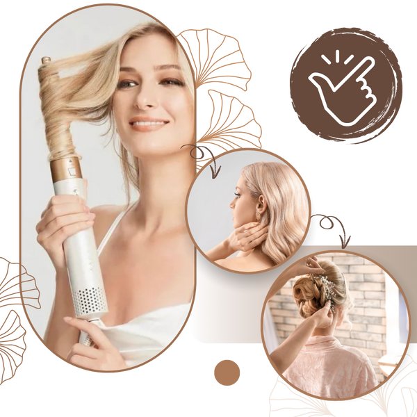 Smart Heat Hair Styler Pro For Curling Straightening And Volume