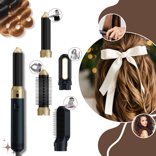 Smart Heat Hair Styler Pro For Curling Straightening And Volume