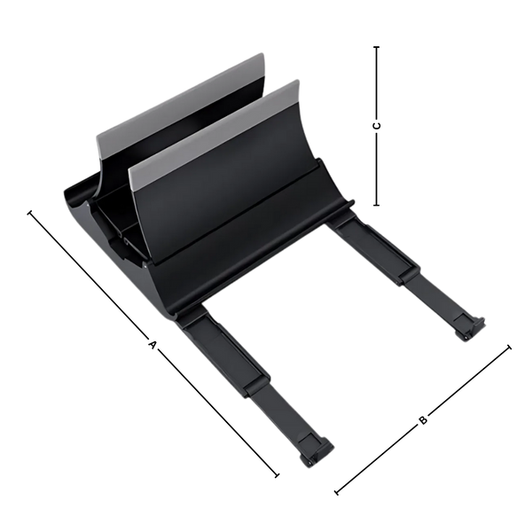 Vertical Laptop Stand for Stable Cooling and Space Saving