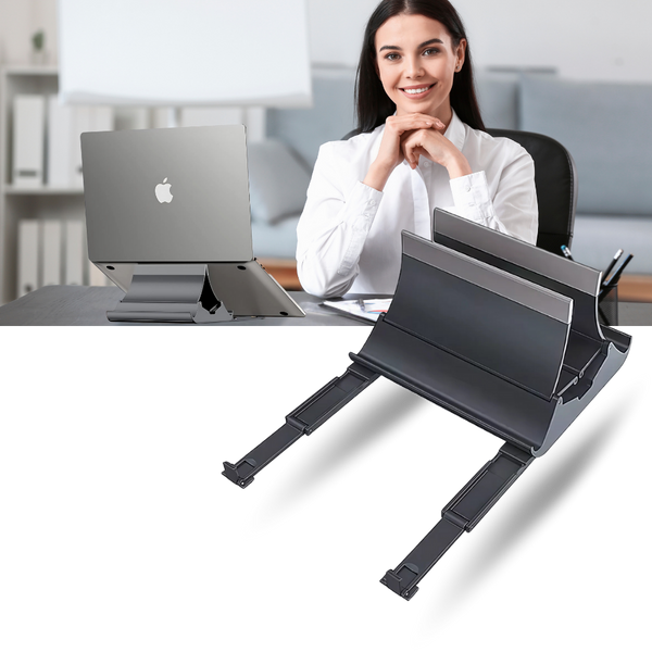 Vertical Laptop Stand for Stable Cooling and Space Saving