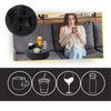 Sofa Cup Holder Organizer With Removable Velvet Cover And Compartments