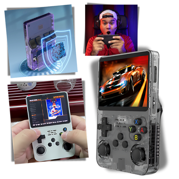 Retro Portable Handheld Console With 1500 Built In Games And Emulator Support