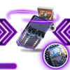 Retro Portable Handheld Console With 1500 Built In Games And Emulator Support