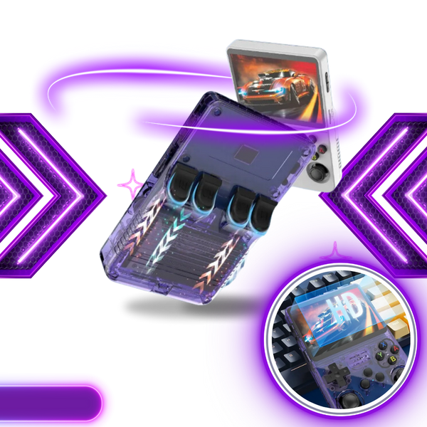 Retro Portable Handheld Console With 1500 Built In Games And Emulator Support