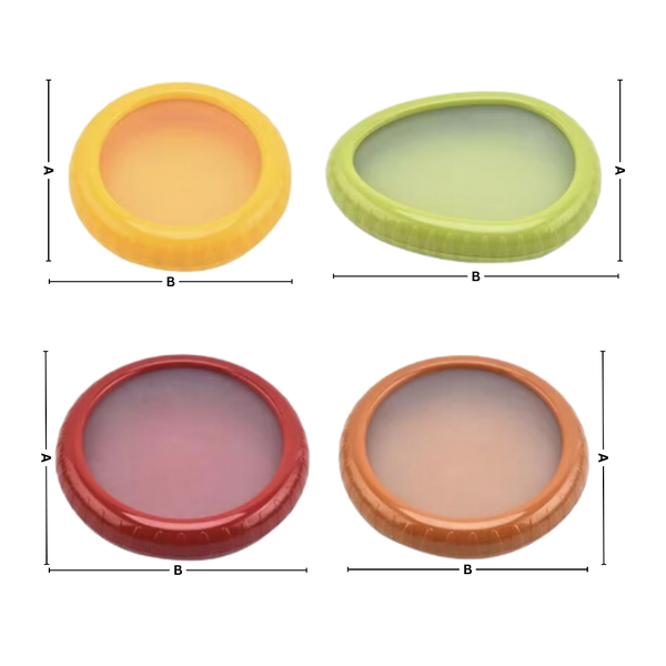 Airtight Food Storage Containers Set Of Four Keeps Produce Fresh Longer
