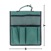 Ergonomic Garden Kneeler With Comfortable Support And Portable Tool Bag
