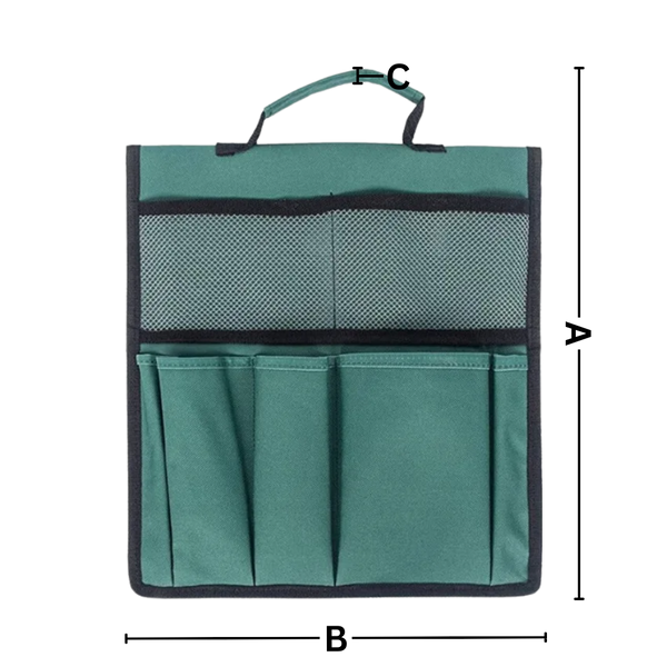 Ergonomic Garden Kneeler With Comfortable Support And Portable Tool Bag