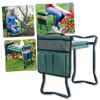 Ergonomic Garden Kneeler With Comfortable Support And Portable Tool Bag