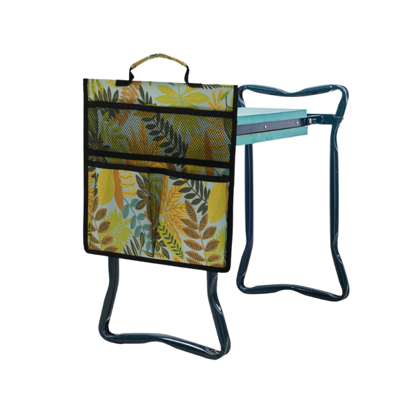 Ergonomic Garden Kneeler With Comfortable Support And Portable Tool Bag