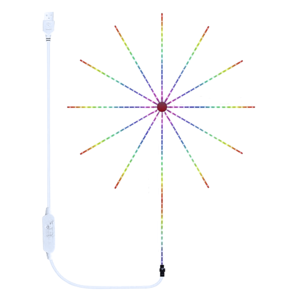 Sound Reactive LED Light Strips With Bluetooth App Control 200 Modes
