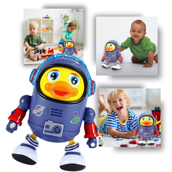 Educational Musical Duck Toy With Lights For Toddlers