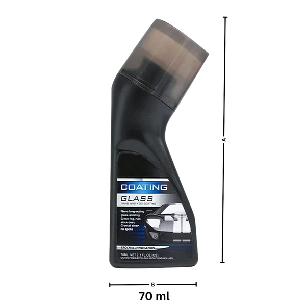 Windshield Cleaner With Nano Coat For Fog Free Rain Repellent Clarity