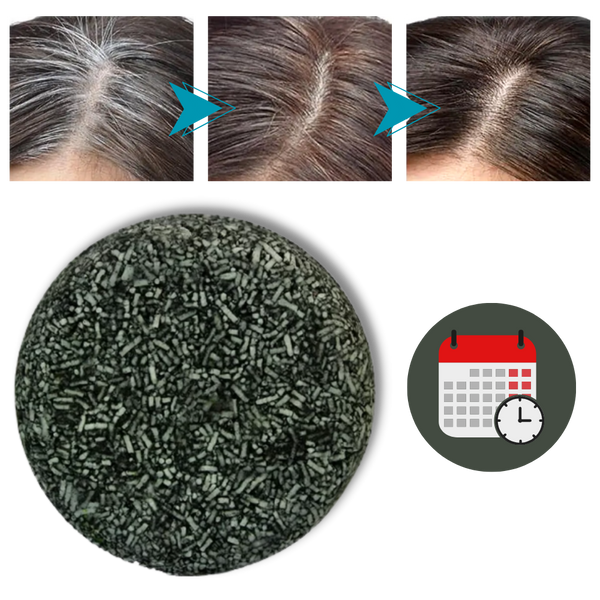 Gray Hair Darkening Bar Shampoo For Healthier Younger Looking Locks