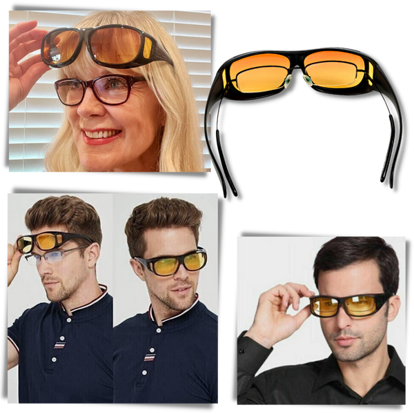 Glare Reducing Night Driving Glasses for Clear Vision