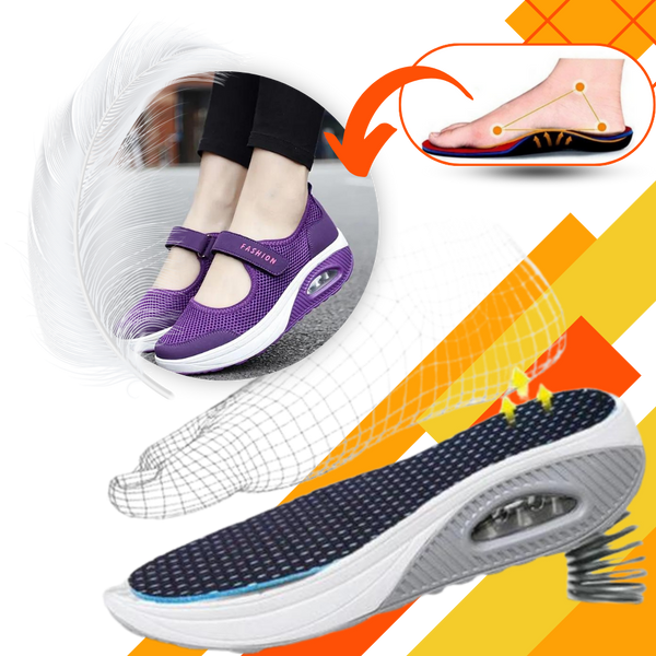 Orthopedic Sneakers With Non Slip Sole For All Day Comfort