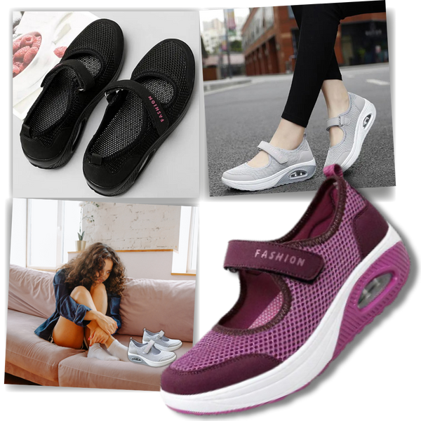 Orthopedic Sneakers With Non Slip Sole For All Day Comfort