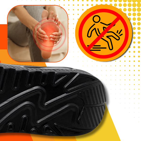 Orthopedic Sneakers With Non Slip Sole For All Day Comfort