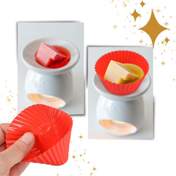 Silicone Wax Warmer Liners Set of 3 Nonstick and Heat Resistant
