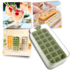 Premium Nonstick Silicone Ice Cube Tray Set For Effortless Ice Making