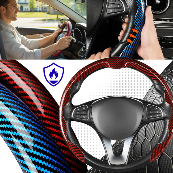 Carbon Fiber Steering Wheel Cover For Superior Grip And Comfort