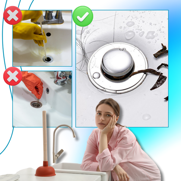 Odor Blocking Pop Up Sink Stopper For Clean Clog Free Drains