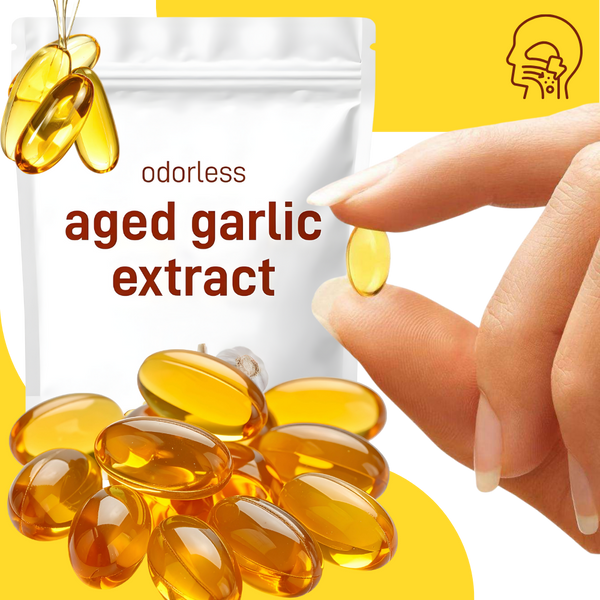 Odorless Garlic Extract Soft Gels For Daily Wellness Support