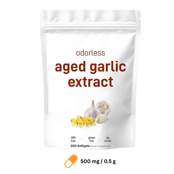 Odorless Garlic Extract Soft Gels For Daily Wellness Support