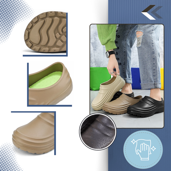 Orthopedic Work Clogs With Wide Toe Box For All Day Comfort