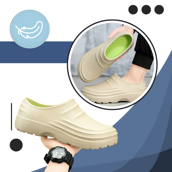 Orthopedic Work Clogs With Wide Toe Box For All Day Comfort