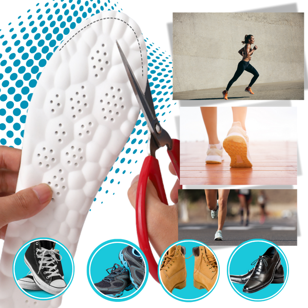 Premium Orthopedic Memory Foam Insoles For All Day Comfort