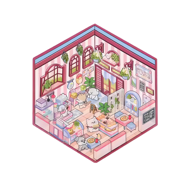 Pastel Home Tales Sticker Set for Journaling and Scrapbooking