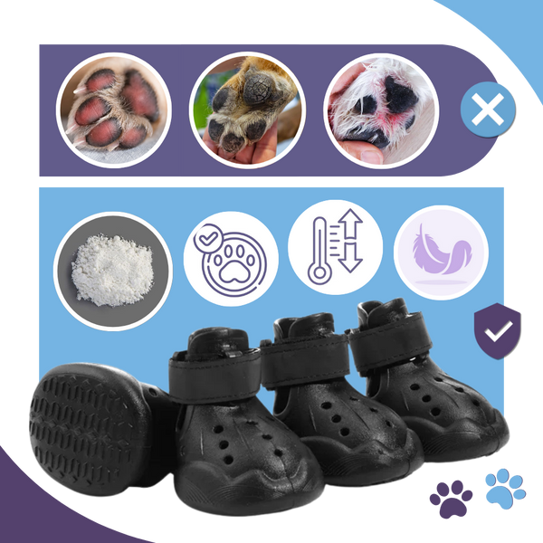 Breathable Waterproof Dog Paw Boots With Non Slip All Weather Protection