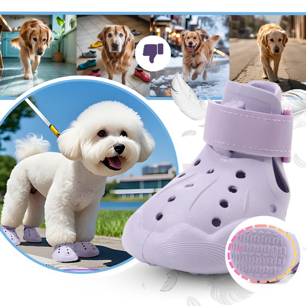 Breathable Waterproof Dog Paw Boots With Non Slip All Weather Protection