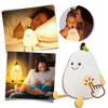 Pear Shaped USB LED Night Light With Touch Activation And 7 Color Gradient