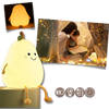 Pear Shaped USB LED Night Light With Touch Activation And 7 Color Gradient