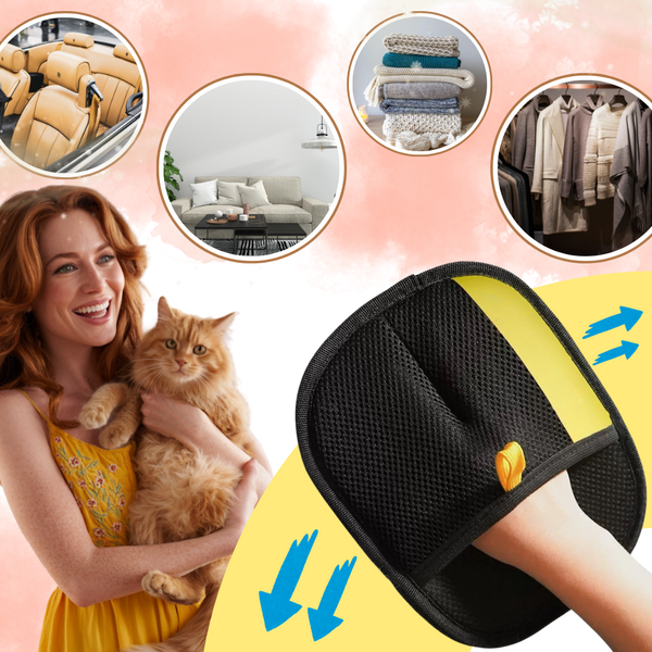 Pet Hair Mitten For All Surfaces Gentle Eco Friendly Grooming