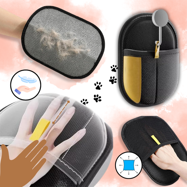 Pet Hair Mitten For All Surfaces Gentle Eco Friendly Grooming