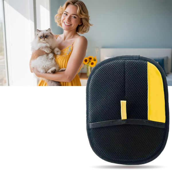 Pet Hair Mitten For All Surfaces Gentle Eco Friendly Grooming