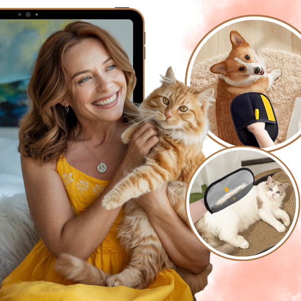 Pet Hair Mitten For All Surfaces Gentle Eco Friendly Grooming