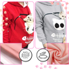 Pet Interaction Hoodie With Fur Lined Pouch For Cozy Snuggles