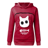 Pet Interaction Hoodie With Fur Lined Pouch For Cozy Snuggles